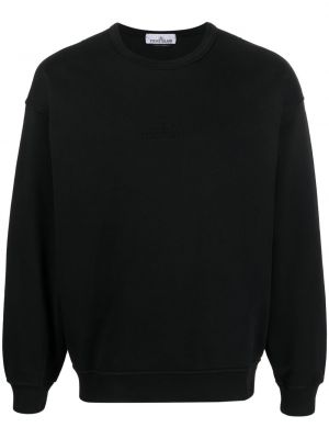 Sweatshirt mit rundhalsausschnitt mit stickerei Stone Island schwarz