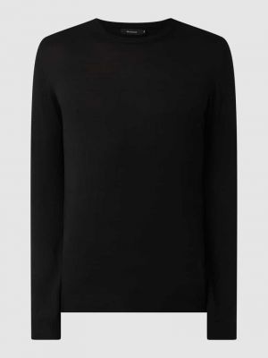 Dzianinowy sweter z wełny merino Matinique czarny