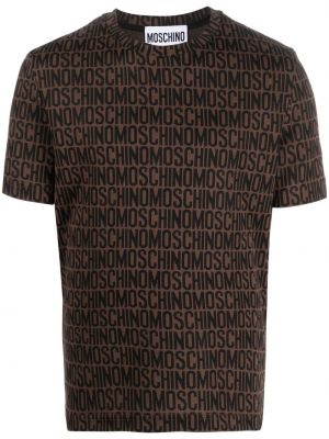 Тениска с кръгло деколте Moschino
