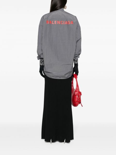 Karierte hemd mit print Balenciaga