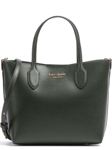 Кожаная сумка Kate Spade New York зеленая