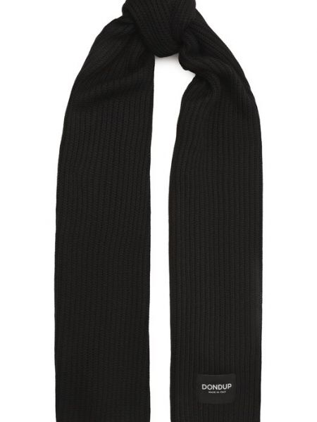 Черный шарф Dondup