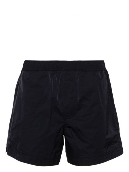 Brodeerattu shortsit Zegna sininen