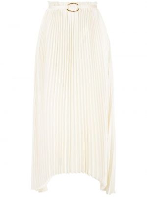 Plisované midi sukně Rejina Pyo bílé