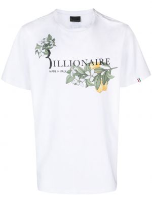 Tricou din bumbac cu imagine Billionaire alb