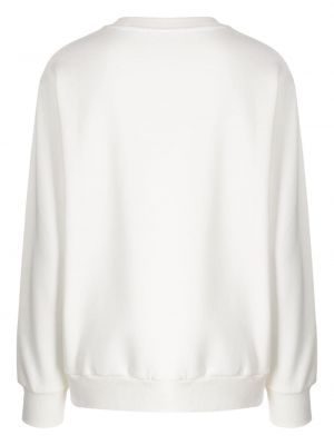 Bluza bawełniana z nadrukiem :chocoolate biała