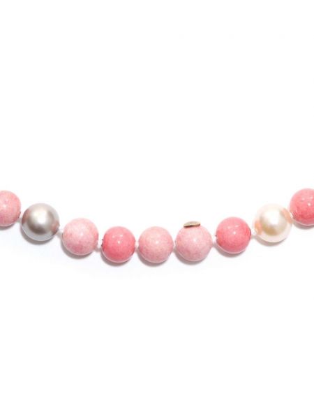 Perlen brosche Chanel Pre-owned pink