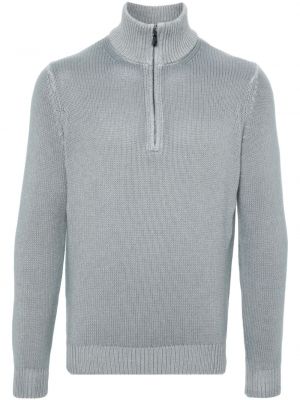 Вълнен пуловер Dell'oglio сиво