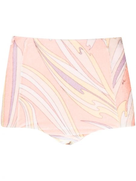 Pantalones cortos con estampado Emilio Pucci rosa