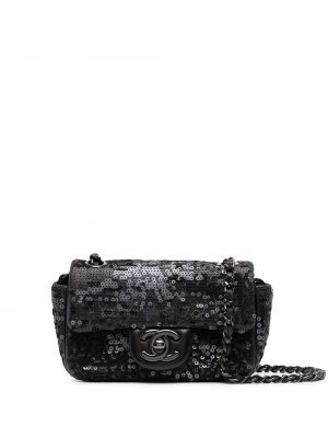 Bolsa de hombro Chanel Pre-owned negro