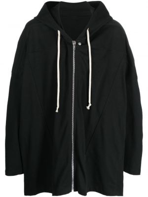 Oversized hoodie Rick Owens svart