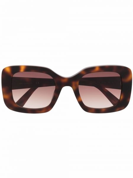 Okulary przeciwsłoneczne oversize Karl Lagerfeld brązowe