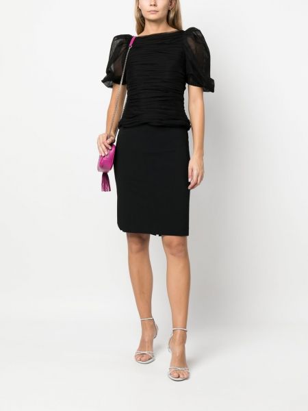 Pouzdrová sukně Christian Dior černé