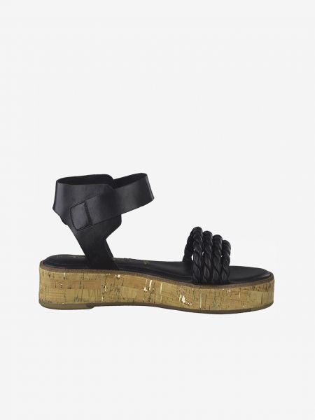 Kožené kožené sandále Tamaris