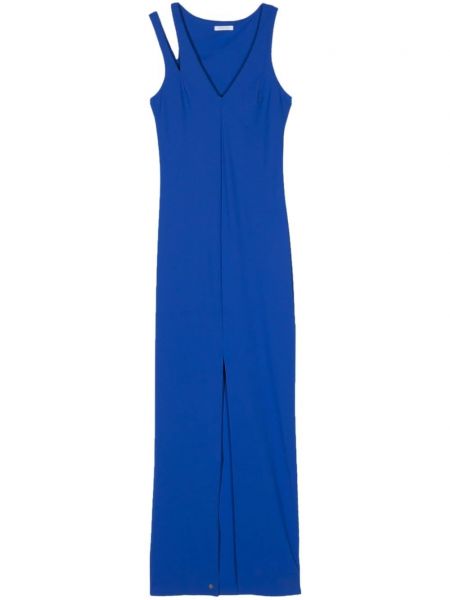 Abendkleid mit v-ausschnitt Patrizia Pepe blau