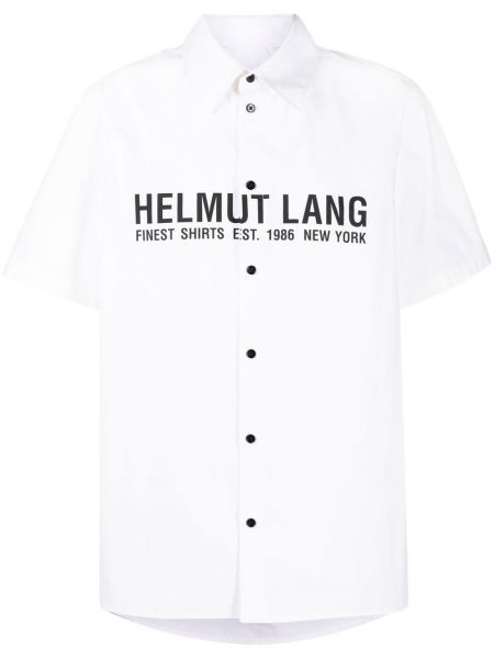 Kort ärm skjorta Helmut Lang vit