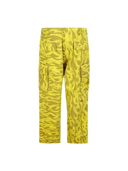 Pantalones rectos bootcut Erl amarillo
