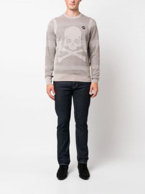 Sweter wełniany Philipp Plein
