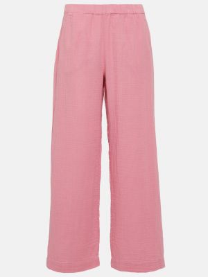 Бархатные брюки Velvet розовые