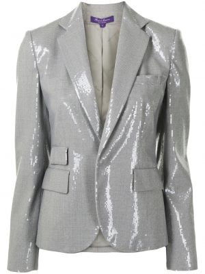 Blazer con lentejuelas Ralph Lauren Collection gris