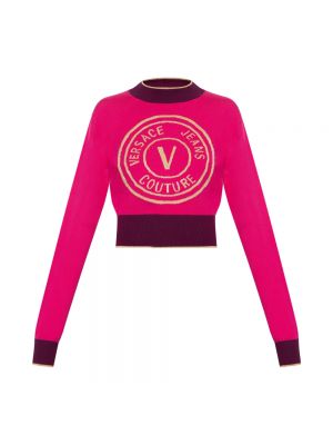 Pullover Versace Jeans Couture pink