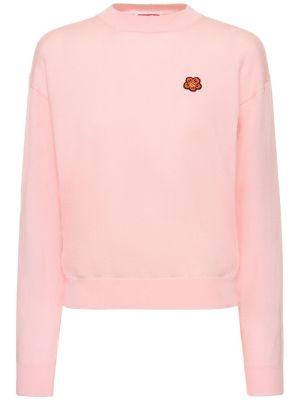 Suéter de lana Kenzo Paris rosa