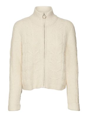 Striktrøje Vero Moda beige