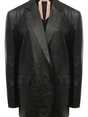 Пиджак из искусственной кожи N21 черный