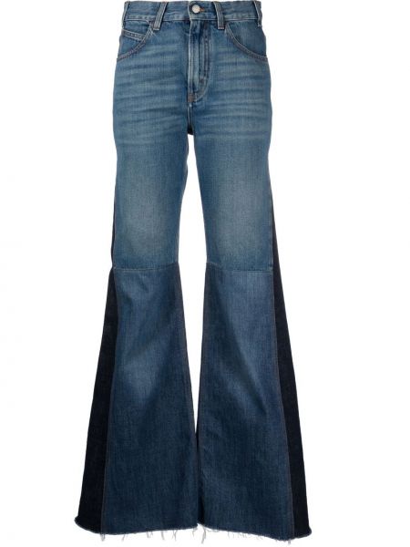 Jeans a zampa baggy Chloé blu