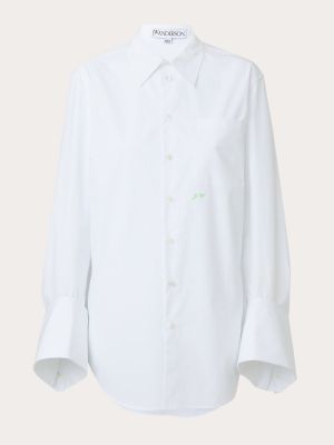 Camisa de algodón Jw Anderson blanco