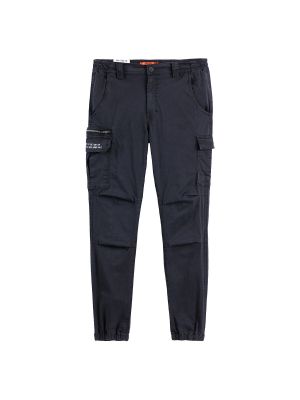 Pantalones cargo Schott negro