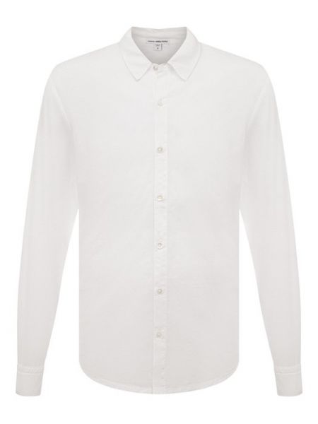 Белая хлопковая рубашка James Perse