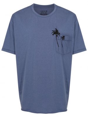 Džerzej tričko s potlačou Osklen modrá