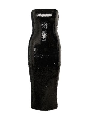 Koktejl obleka Gina Tricot črna