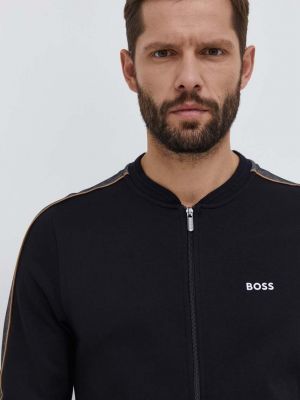 Bluza rozpinana Boss czarna