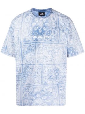 Bavlnené tričko s potlačou Mauna Kea