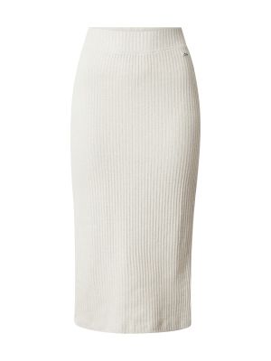 Džínsová sukňa Tom Tailor Denim biela