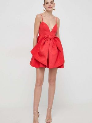 Sukienka mini Bardot czerwona