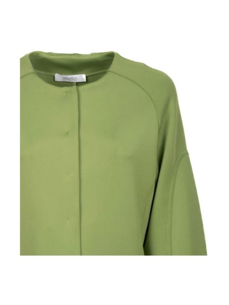 Chaqueta de tela jersey Max Mara verde