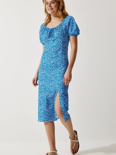 Pletena haljina Happiness İstanbul plava