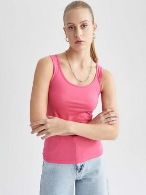Slim fit vesta Defacto růžová