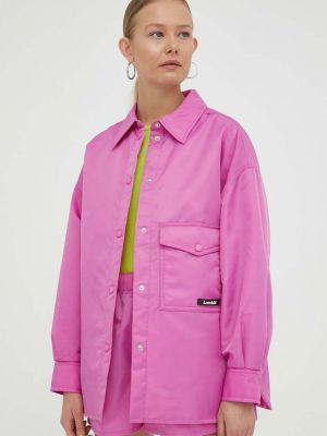 Oversized rövid kabát Lovechild rózsaszín
