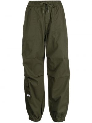 Pantaloni cargo din bumbac Chocoolate verde