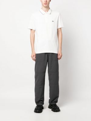 Medvilninis polo marškinėliai C.p. Company balta