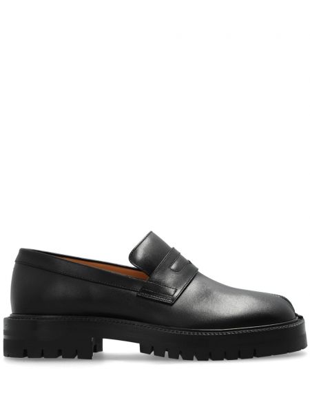 Læder loafers Maison Margiela sort