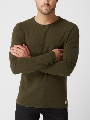 Dzianinowy sweter Jack & Jones zielony