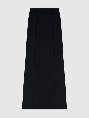 Вовняна довга спідниця Valentino чорна