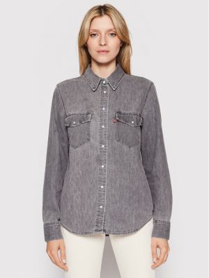 Koszula jeansowa Essential Western 16786-0013 Szary Regular Fit Levi's