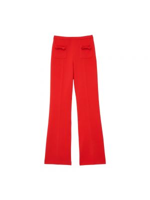 Spodnie relaxed fit Tara Jarmon czerwone