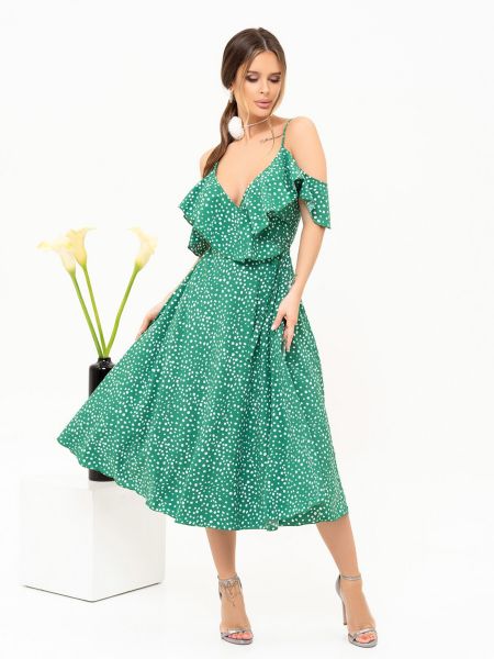 Платье Issa Plus зеленое